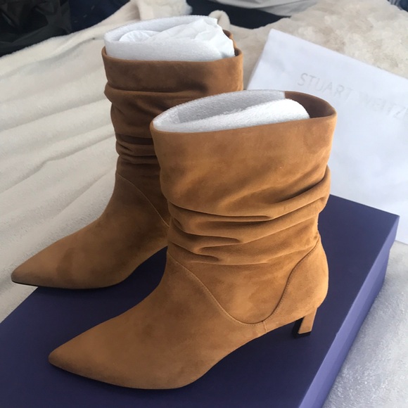 Stuart Weitzman Shoes - Stuart Weitzman Demibenatar Slouchy Bootie